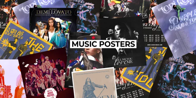 Posters project design showcase